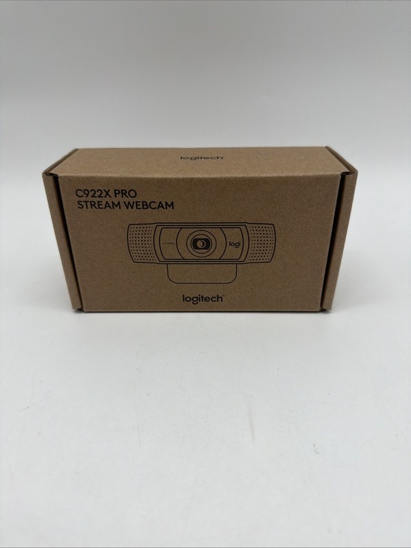 Logitech C922X Pro Stream Webcam - Full 1080P HD Camera (960-001176) Black - New