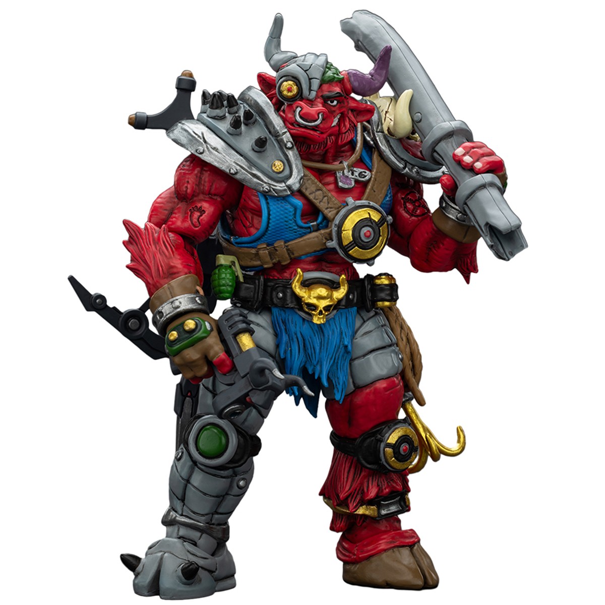 HIPLAY JOYTOY TMNT-Groundchuck 1/18 Scale Action Figure Comic