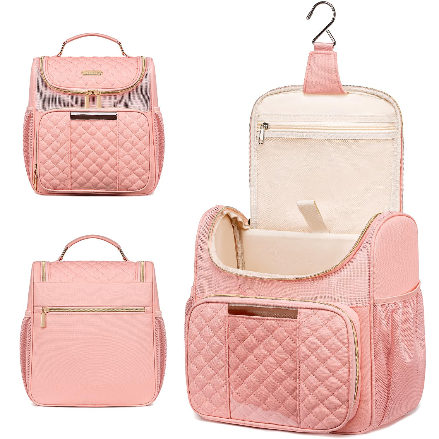 Large Waterproof Toiletry Bag for Travel Gym College Dorms Men Women