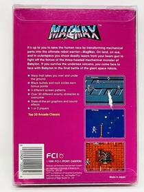 MAGMAX Authentic Nintendo 1988 NES CIB Complete Video Game, Box And Manual