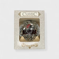 Vintage Topperscot Portland Trail Blazers 3” Silver NBA Christmas Tree Ornament