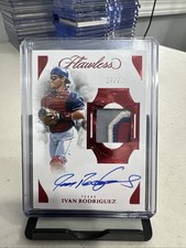 2025 Flawless Ivan Rodriguez Patch Auto /20