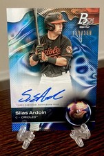 2023 Bowman Platinum Silas Ardoin RARE BLUE AUTO SP /150 #TOP-86 Pre Rookie RC