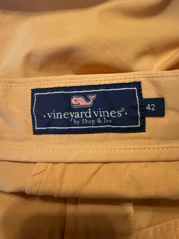 Pantalones Cortos Vineyard Vines Breaker Para Hombre Talla 42 Naranja Melocotón Preppy Foto 3 de 4