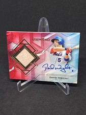 2020 Topps Diamond Icons Autographs David Wright On Card Auto 5/5 SSP jersey #