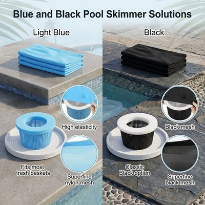 30er Pack Pool Skimmer Socken für effiziente Skimmer Korb Schmutz Erfassung