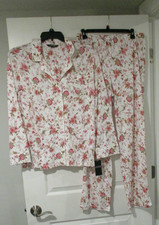 Lauren Ralph Lauren Womens Classic long sleeve Floral Print pajamas size M