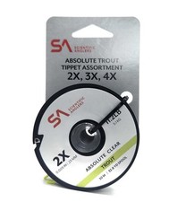 Scientific Anglers Absolute Trout Clear Tippet Assortment 4X 5X 6X 30m Bundle