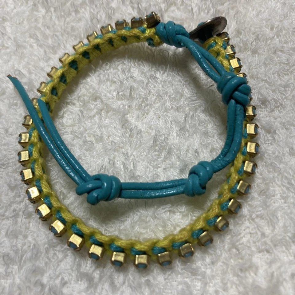 Pulsera CHAN LUU Chan Luu Amarillo Turquesa Azul con Bolsa Usada Foto 2 de 4