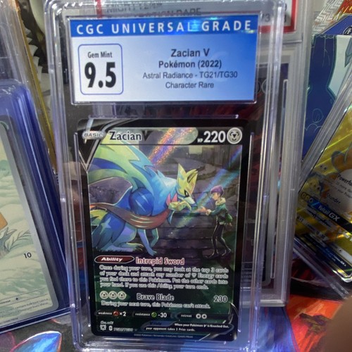Zacian V graded CGC 9.5 for sale on eBay