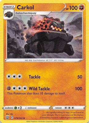Carkol Uncommon 079/163 SWSH05: Battle Styles NM