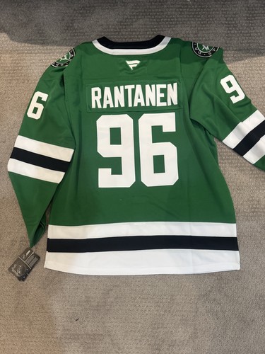Mikko Rantanen Dallas Stars Green and White Jersey Mens Size Large (52)