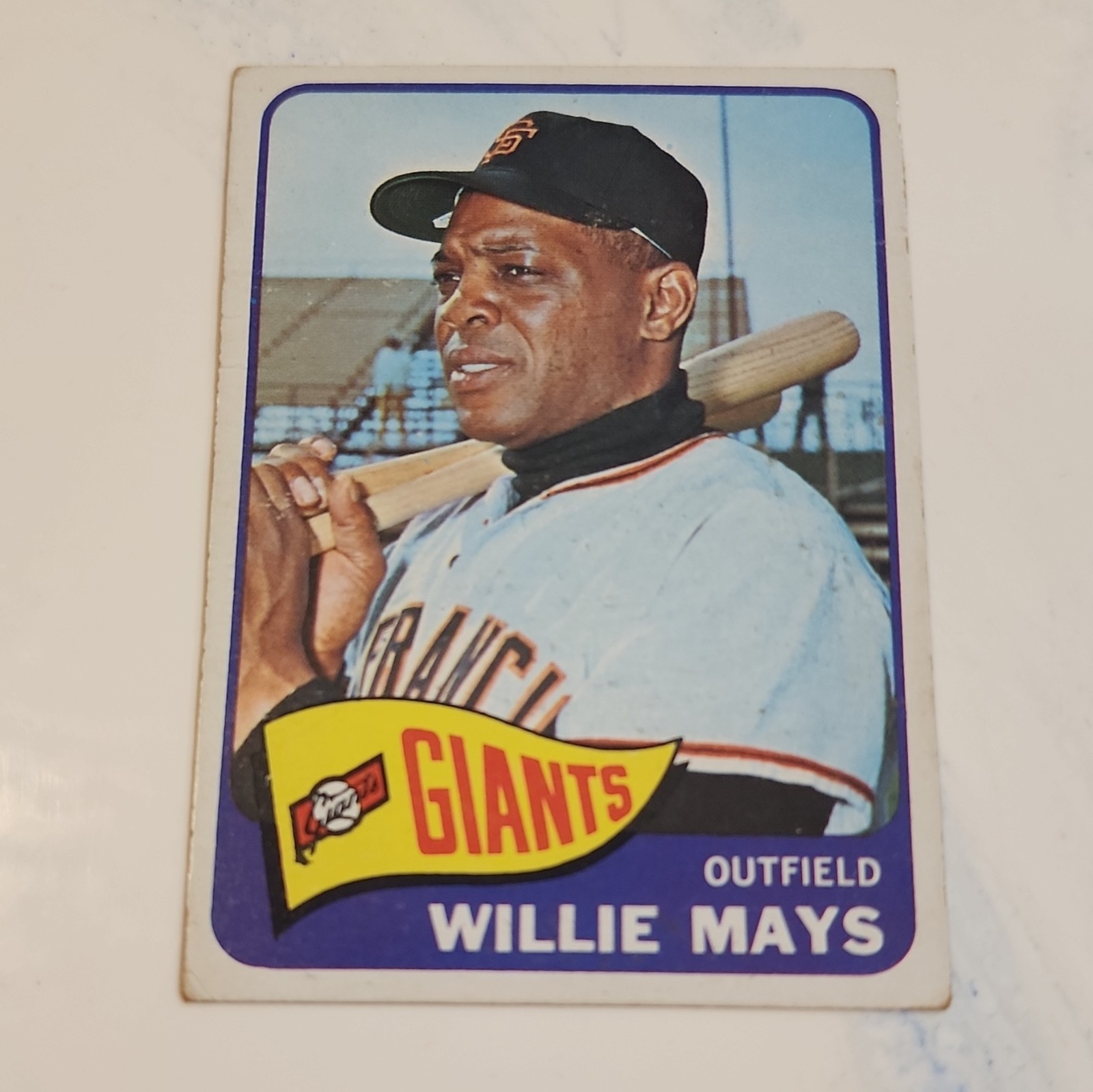Topps 1965 Willie Mays #250 San Francisco Giants Baseball Base Set Card