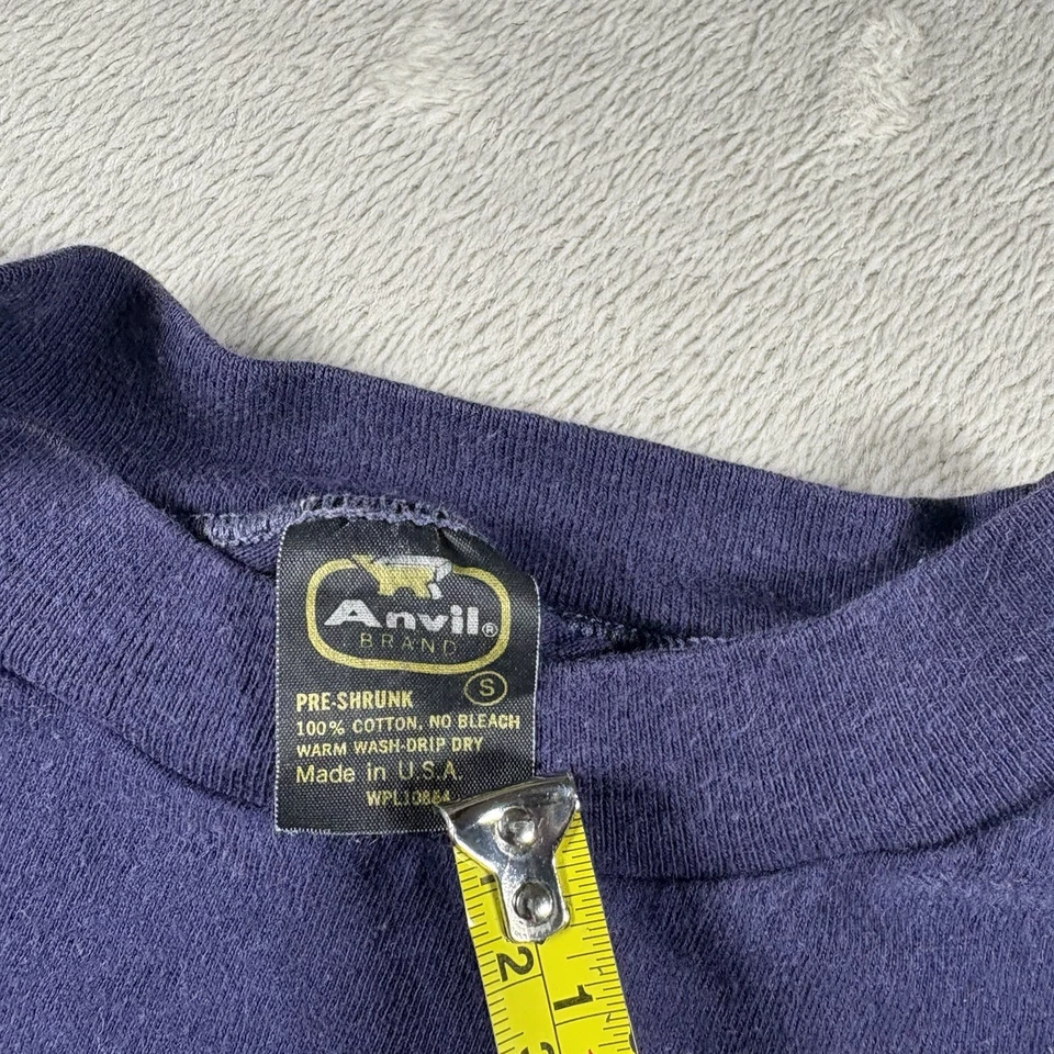 Película de ciencia ficción Star Trek The Motion Picture de colección años 70 para hombre S azul desteñido #1441 Foto 3 de 4