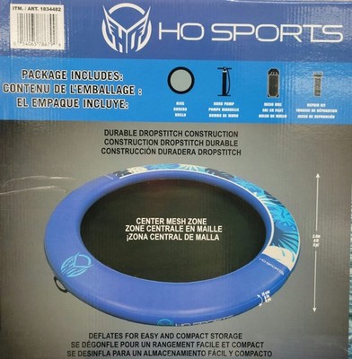HO Sports Mini Oasis 8  Inflatable Lounger Water Ring Pool Lake Float 8 Feet