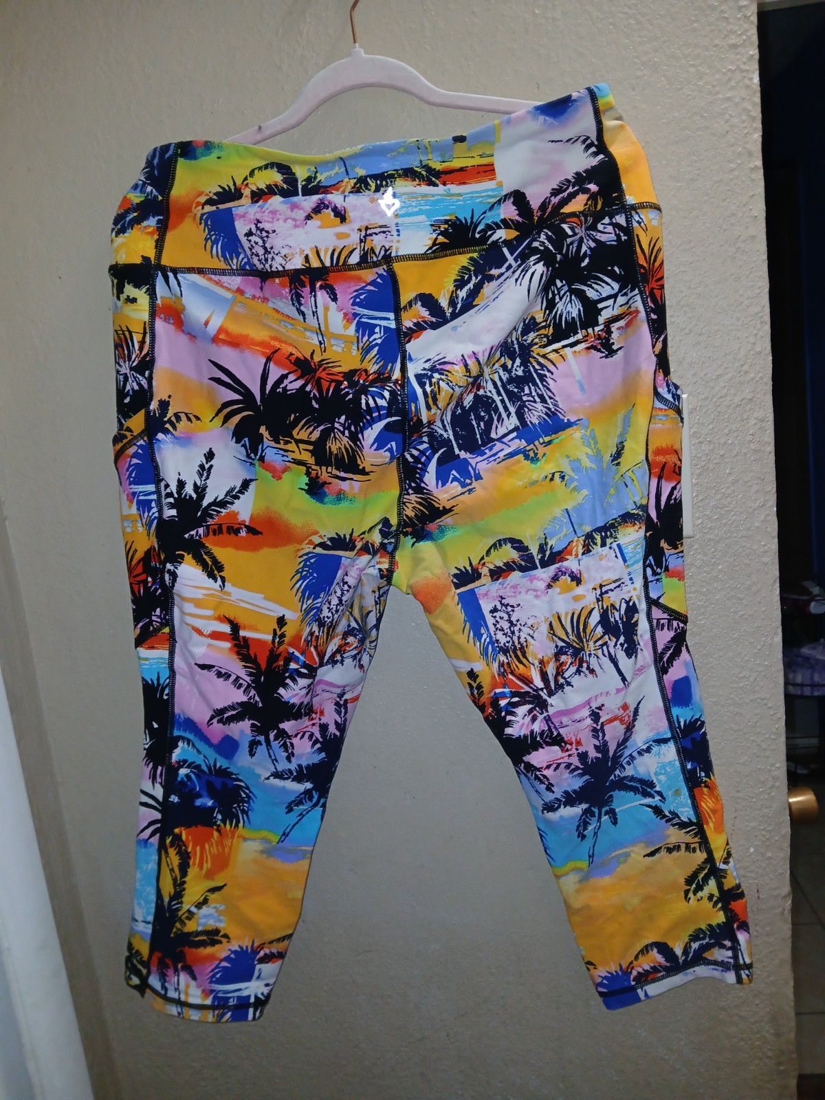 Torrid Performance Core Capri Active Legging Palm… - image 2