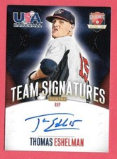 2014 Thomas Eshelman Panini USA Baseball Rookie Auto 311/399 - Orioles