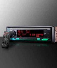 DS18 SDX-P200 Single Din Radio Headunit  240W RMS Bluetooth DSP USB/AUX/AM/FM EQ