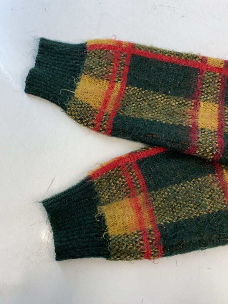 Needles Cardigan 22FW Tartan Mohair M Green Check LQ273 Used