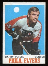 1970-71 OPC O PEE CHEE NHL HOCKEY #196 GARRY PETERS NM Philadelphia Flyers Card