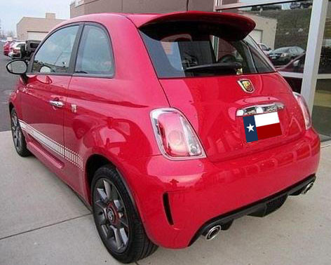 Спойлер фиат 500