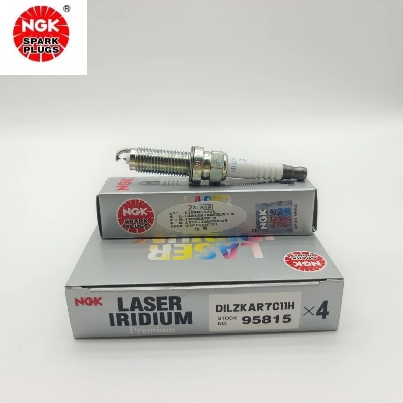 Honda LIFE Fit 4Pcs NGK DILZKAR7C11H 95815 Iridium Platinum Spark