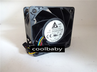 Delta PFR0612XHE fan 60*60*38mm 12V  3.30A 4pin