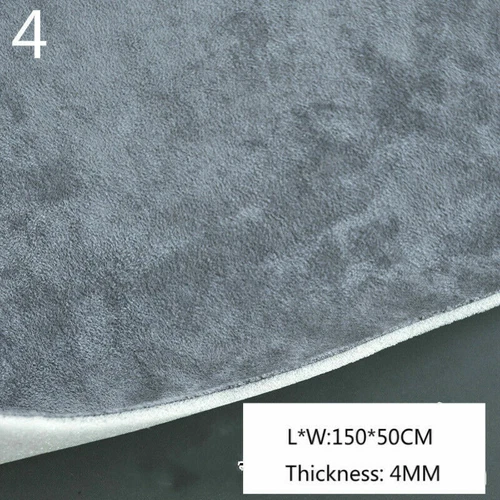 Thick Faux Suede Fabric Foam Backing Quilted Car Roof Upholstery Material Crafts - Picture 15 of 32