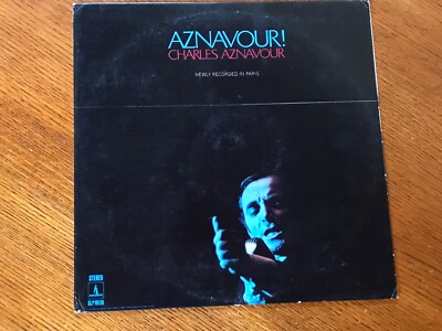 CHARLES AZNAVOUR, ''Aznavour!'' Monument SLP 19120, Promo, 1969. MINT!