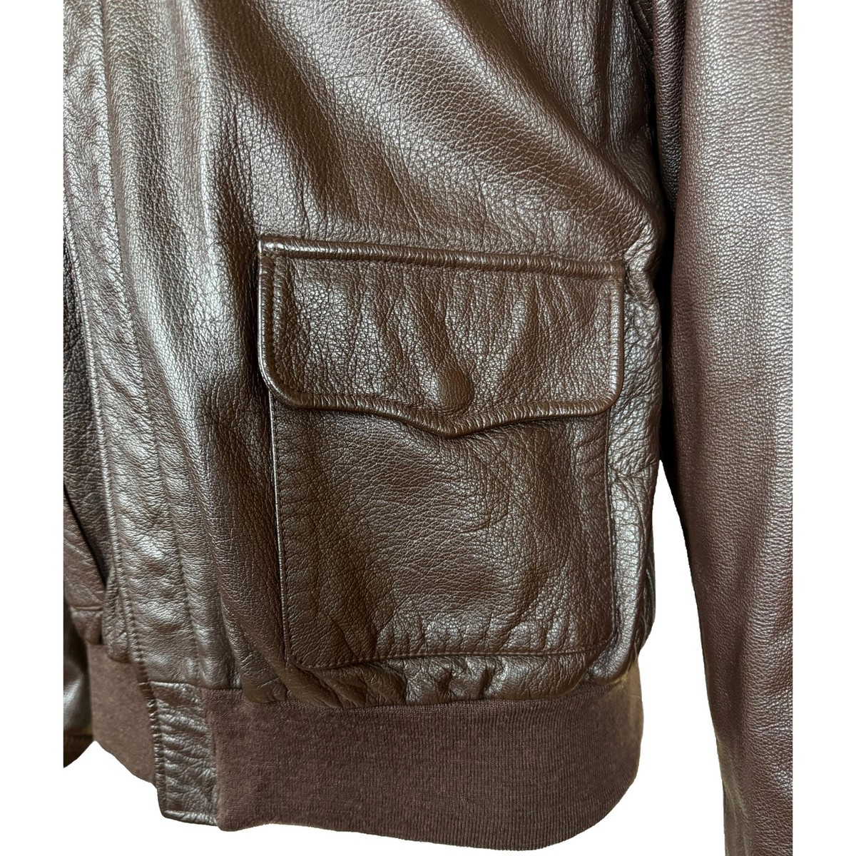 Vintage Leather A2 Flight Jacket 1980s Willis & Geiger NY Vintage Leather A2 Flight Jacket 1980s Willis & Geiger NY