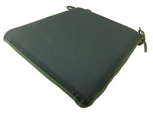 green garden seat pads