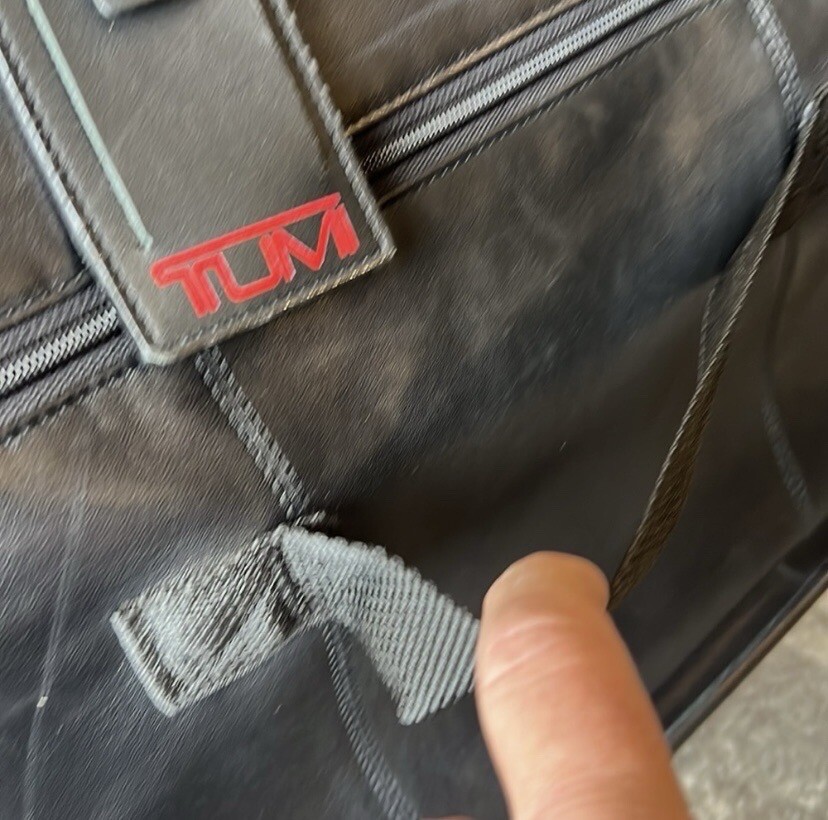 TUMI leather suitcase eBay