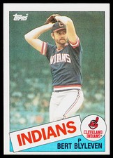Bert Blyleven 1985 Topps #355 Cleveland Indians