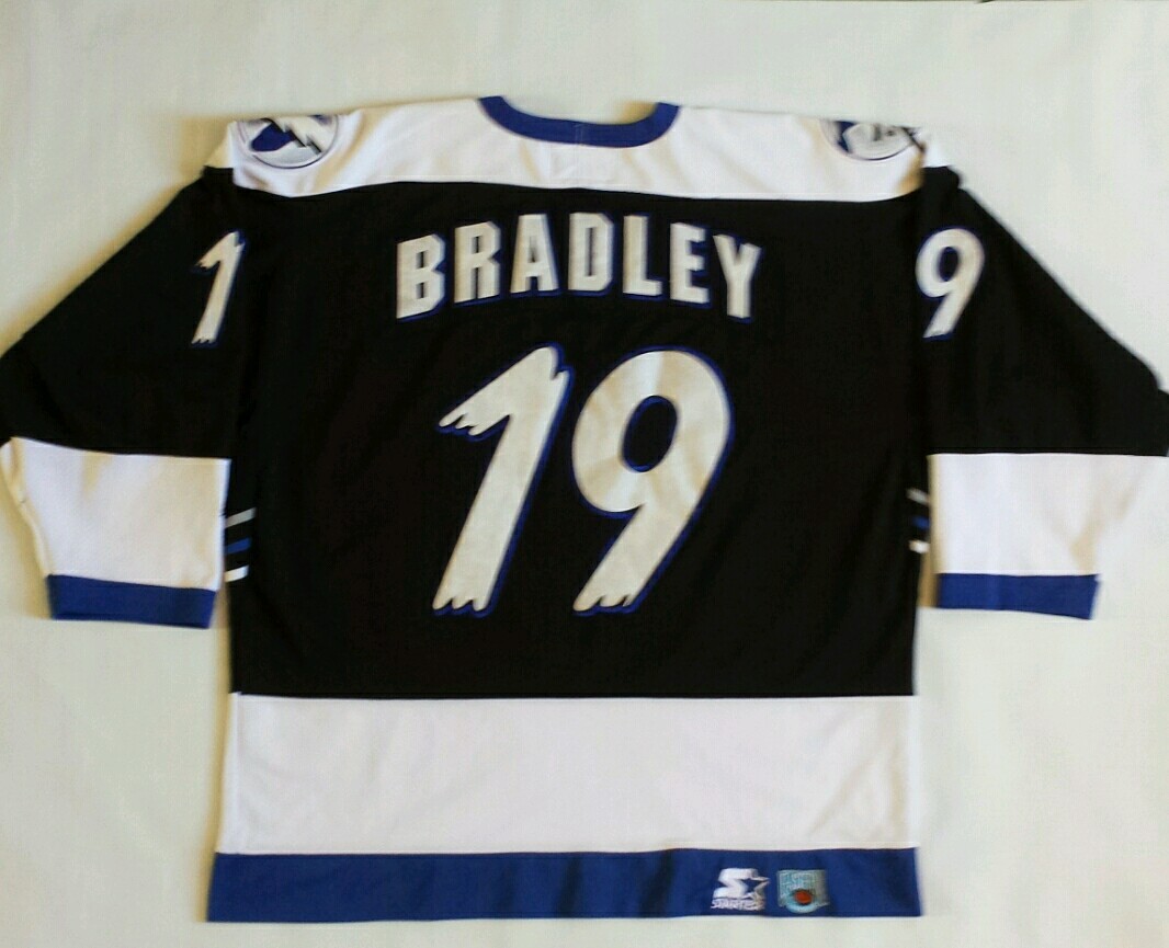 Vintage Rare Brian Bradley Tampa Bay Lightning Starter Jersey Size XL