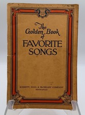 The Golden Book Of Favorite Songs Vintage Schmitt 1951 Songbook Paperback