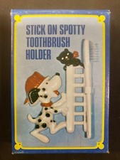 Vintage Stick On Spotty Kids Toothbrush Holder Vintage New Old Stock