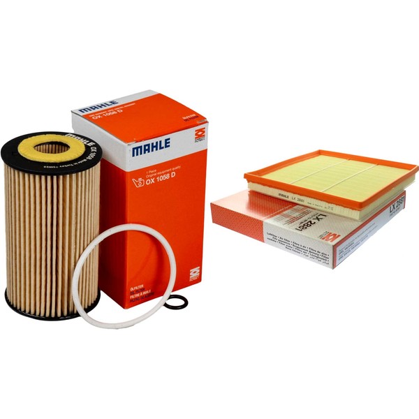 Mahle / Knecht Set Filterpaket Luftfilter LX 2881 ÖLfilter OX 1058D-image
