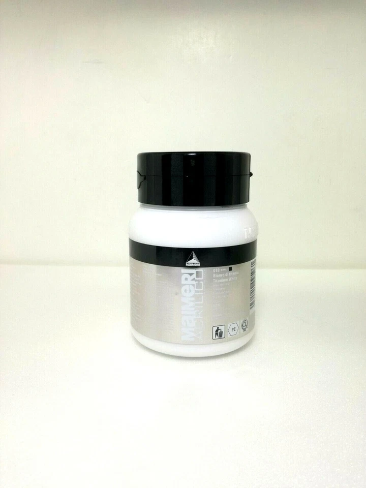 MAIMERI ACRILICO 018 BIANCO DI TITANIO ML.500