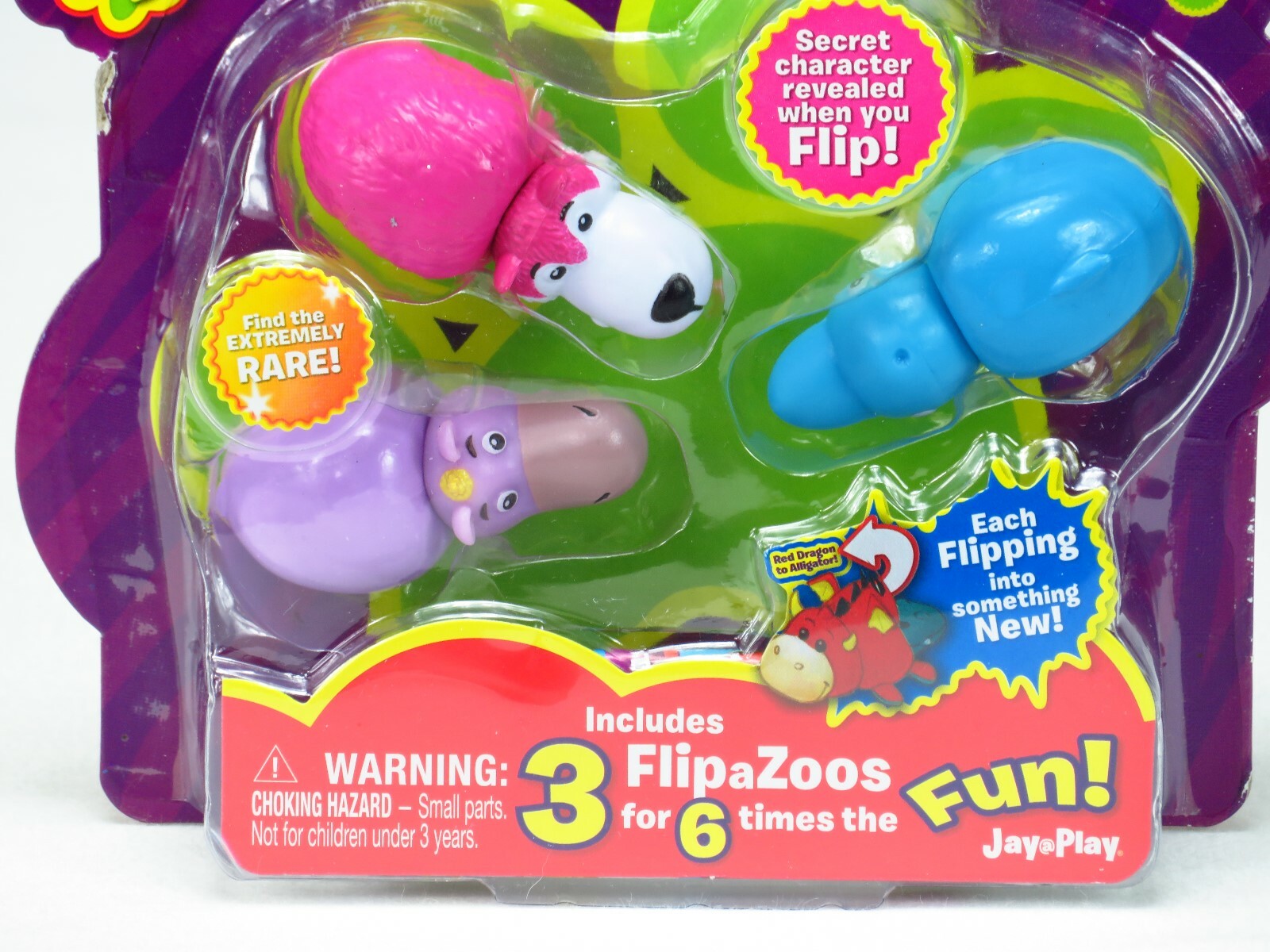Flipazoo Mini Figures Collectible Series 1 Toy 3 Pack JayPlay Blue ...