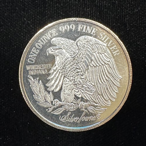 Silver towne Mint American Gold Eagle Design 1oz .999 FS round (L4135) - Picture 2 of 2