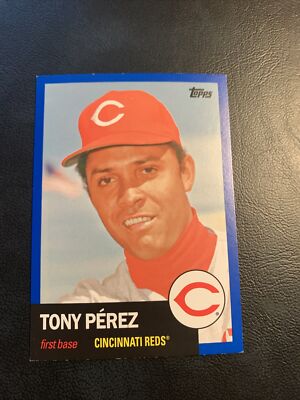 #51-89/199 Tony Perez Cincinnati Reds 2016 archives blue￼  Topps Cb32