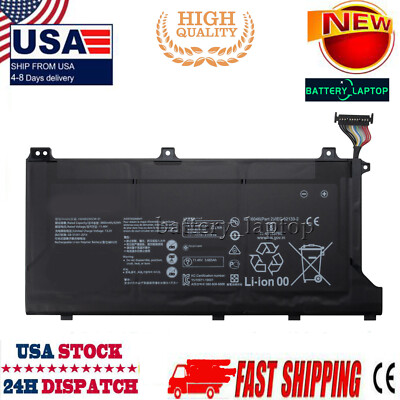 Battery for Huawei MagicBook VLT-W50 for Honor BBR-WAH9 BDR-WFH9HN HB4692J5ECW-3