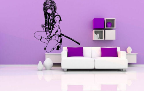 Wall Vinyl Sticker Decals Mural Room Design Art Anime Girl Swallow Modern  bo618 | eBay