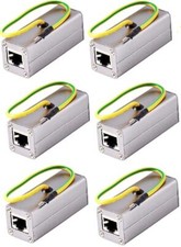 Outdoor Ethernet POE / RJ-45 Surge Protector for Thunder  Lightning Protection