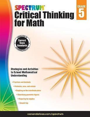 Spectrum Critical Thinking for Math, Grade 5 by Spectrum (2017, Trade Paperback) - Image 2