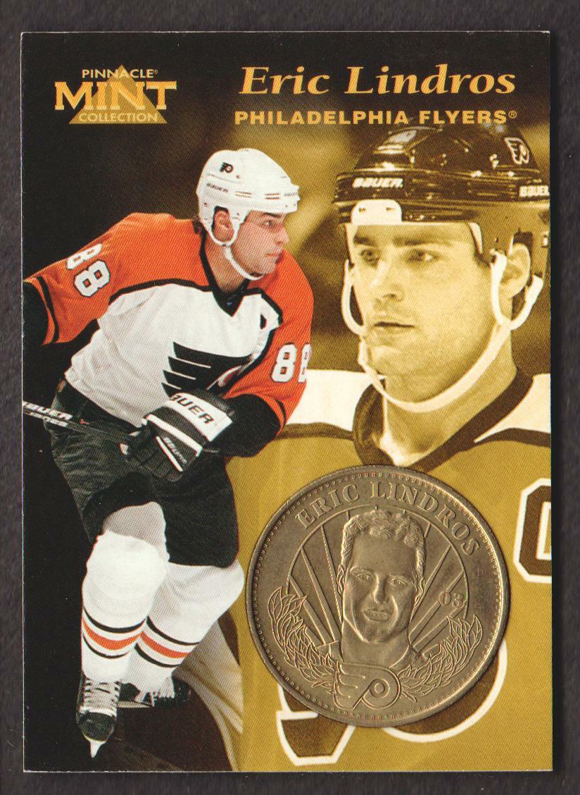 1996-97 Pinnacle Mint Hockey Card With EMBEDDED BRASS COIN #3 Eric