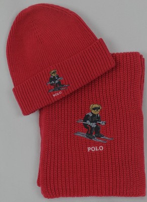 red polo beanie