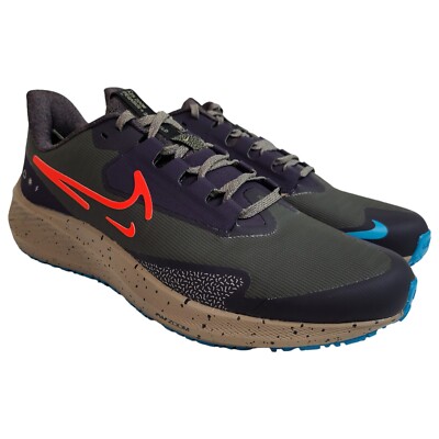 Nike Mens 11.5 Air Zoom Pegasus 39 Shield Ash Khaki Running