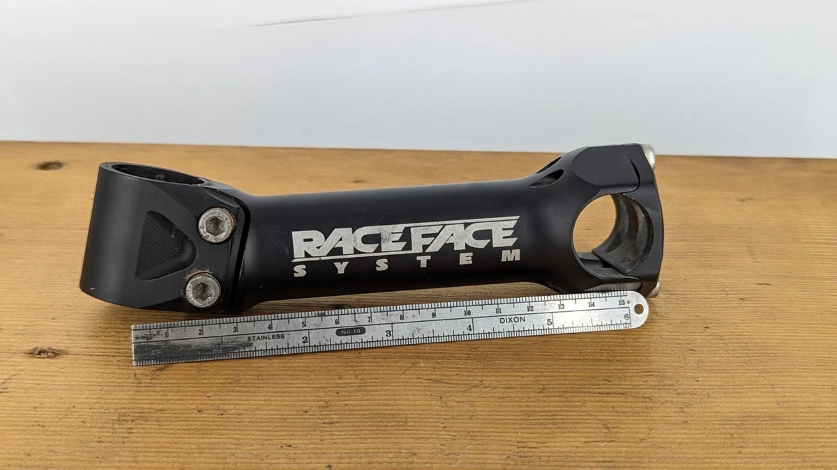 Potence Race Face Dues XC, Sans Filetage, 100 Mm, 31,8 Mm, Alu Noir, Pour Vélo De Route