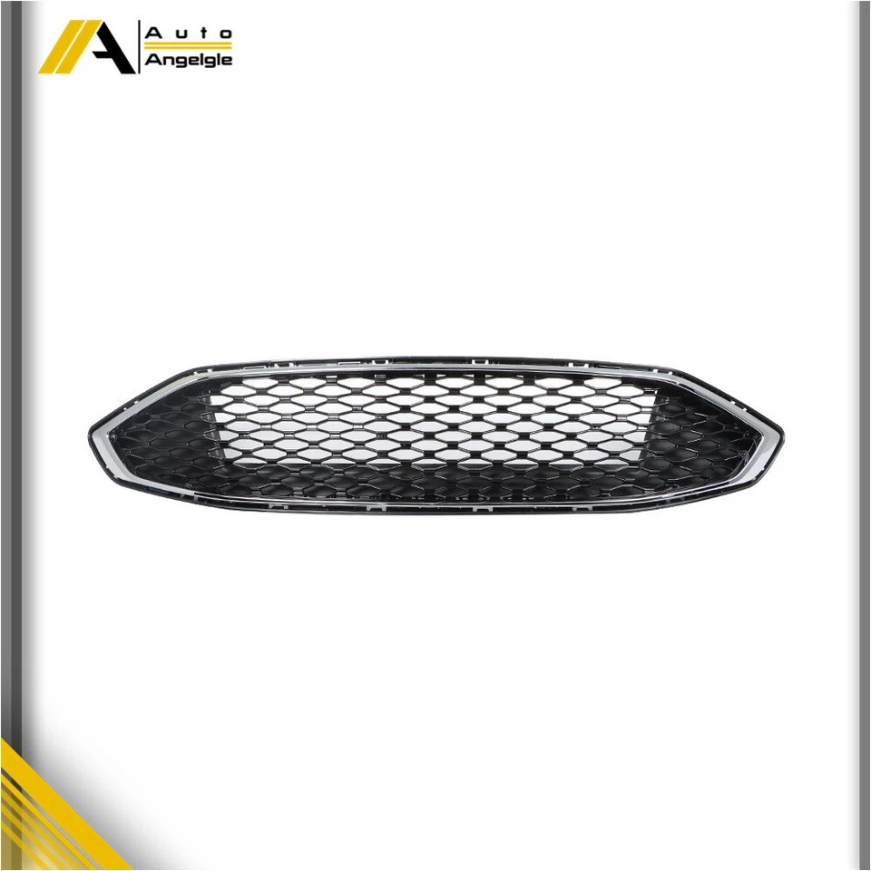 For Ford Fusion 2017-2018 Front Bumper Grille Honeycomb Grill Black&Chrome Foto 2 de 4